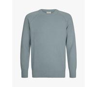 Profuomo Regular Fit Pullover blau, Einfarbig