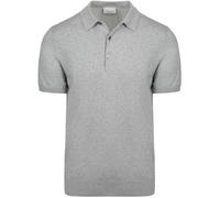 Profuomo Gestricktes Poloshirt Grau - Größe S Grau S
