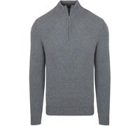 Profuomo Half Zip Pullover Wolle Blend Blau - Größe M Blau M