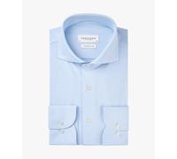 Profuomo Japanese Knitted Hemd Hellblau - Größe 39 Hellblau 39
