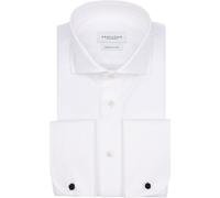Profuomo Hemd Cutaway Doppel Manschette Off White - Größe 44 (XXL) Wollweiß 44