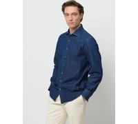 Profuomo Hemd Herren Slim Fit Baumwolle blau, XXL