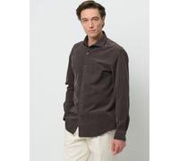 Profuomo Hemd Herren Slim Fit Baumwolle braun, XXL