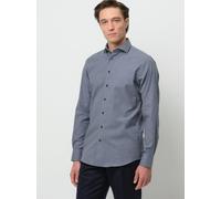 Profuomo Hemd Herren Slim Fit Baumwolle indigo, 40