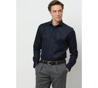 Profuomo Hemd Herren Slim Fit Baumwolle marine, 37