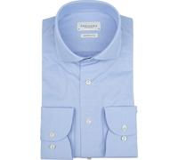 Profuomo Japanese Knitted Hemd Hellblau - Größe 38 (S) (S) Hellblau 37
