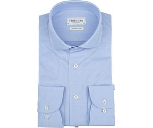 Profuomo Japanese Knitted Hemd Hellblau - Größe 45 (3XL) Hellblau 45