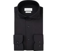 Profuomo Japanese Knitted Hemd Schwarz - Größe 43 (XL) Schwarz 43