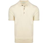 Profuomo Knitted Poloshirt Ecru - Größe XXL Wollweiß XXL