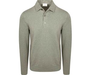 Profuomo Langarm-Poloshirt Luxury Basic Grün - Größe XXL Grün XXL