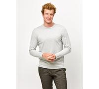 Profuomo Regular Fit Longsleeve grau, Einfarbig