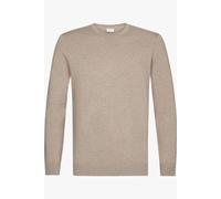 Profuomo Luxury Regular Fit Pullover beige, Einfarbig