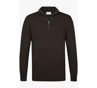 Profuomo Luxury Regular Fit Pullover braun, Einfarbig