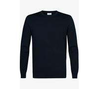 Profuomo Luxury Regular Fit Pullover dunkelblau, Einfarbig