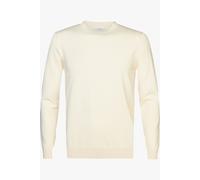 Profuomo Luxury Regular Fit Pullover ecru, Einfarbig