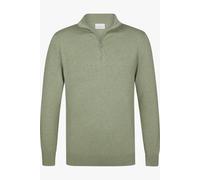 Profuomo Luxury Regular Fit Pullover grün, Einfarbig
