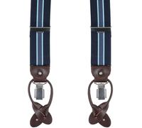 Profuomo Hosenträger marine/blau, Gestreift