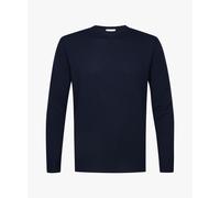Profuomo Regular Fit Pullover dunkelblau, Einfarbig