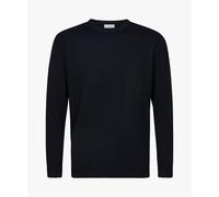 Profuomo - Marineblauer Wollmix Rundhals navy - Gr. - XL