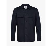 Profuomo - Marineblaues Wolle Knitted Overshirt navy - Gr. - L