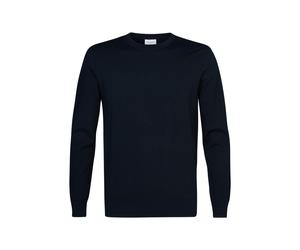 Profuomo - Navyblauer Luxury-Basic-Rundhals Navy - Gr. - L