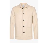 Profuomo Normal Fit Hemdjacke beige, Einfarbig