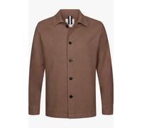 Profuomo Normal Fit Hemdjacke braun, Einfarbig