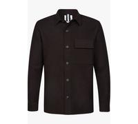 Profuomo Normal Fit Hemdjacke braun, Einfarbig