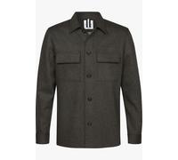 Profuomo Normal Fit Hemdjacke braun, Einfarbig