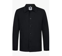 Profuomo Normal Fit Hemdjacke dunkelblau, Einfarbig