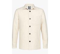 Profuomo Normal Fit Hemdjacke ecru, Fischgrat