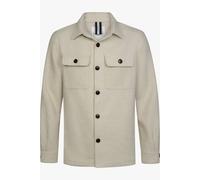 Profuomo Normal Fit Hemdjacke sand, Einfarbig