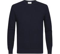 Profuomo O-Neck Pullover Navy - Größe S Blau S