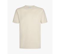 Profuomo Regular Fit T-Shirt Rundhals ecru, Einfarbig