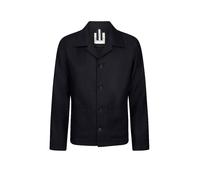 Profuomo Normal Fit Hemdjacke marine, Einfarbig