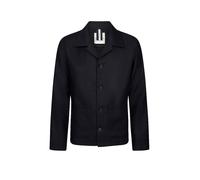 Profuomo Normal Fit Hemdjacke marine, Einfarbig