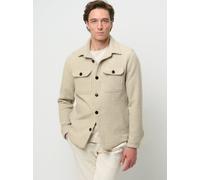 Profuomo Normal Fit Hemdjacke sand, Einfarbig