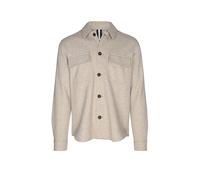 Profuomo Normal Fit Hemdjacke beige, Einfarbig