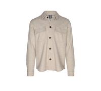 Profuomo Normal Fit Hemdjacke beige, Einfarbig
