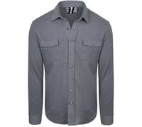 Profuomo Overshirt Western Blau - Größe XL Blau XL