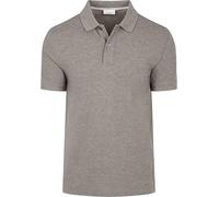 Profuomo Piqué Poloshirt Melange Braun - Größe XL Braun XL