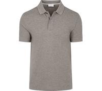 Profuomo Piqué Poloshirt Melange Braun - Größe XL Braun XL