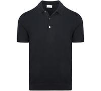Profuomo Luxury Regular Fit Poloshirt Kurzarm dunkelblau