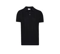 Profuomo Poloshirt Regular Fit Kurzarm Fischgrätmuster Marine XL