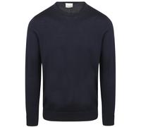 Profuomo Pullover Merinowolle Navy - Größe L Dunkelblau L