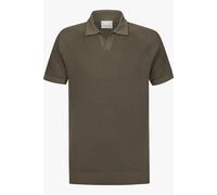 Profuomo Regular Fit Poloshirt Kurzarm braun