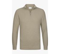 Profuomo Regular Fit Pullover beige, Einfarbig