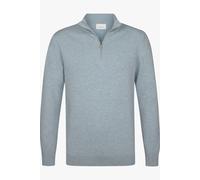 Profuomo Regular Fit Pullover blau, Einfarbig