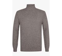 Profuomo Wollpullover mit Stehkragen in Hellbraun, Größe M