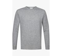 Profuomo Regular Fit Pullover grau, Einfarbig